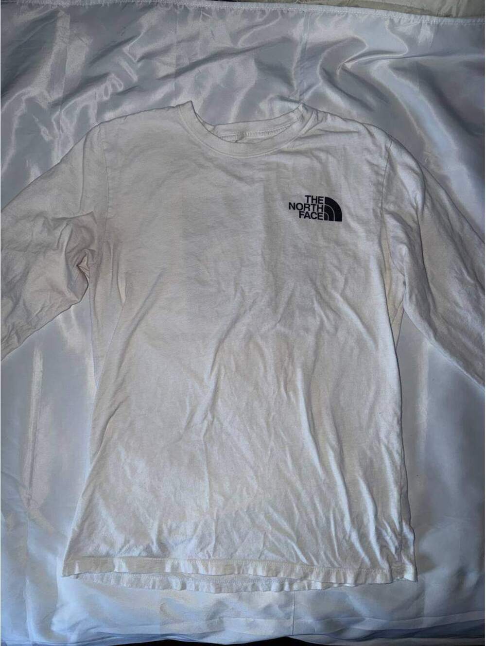 The North Face Long Sleeve Tee White Men's Size M - Good
